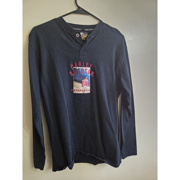 Harley-Davidson Other - Harley-Davidson Men's Embroidered Logo Long Sleeve Size M